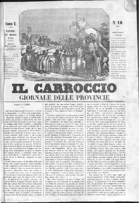 Il Carroccio - Edizione 10 del 11/03/1848